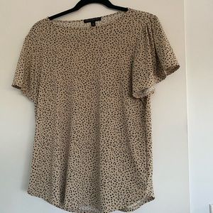 Banana Republic Leopard Top, Size M